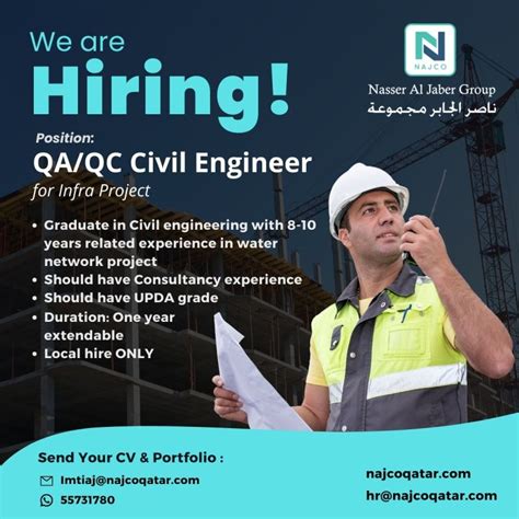 civil engineering jobs in qatar